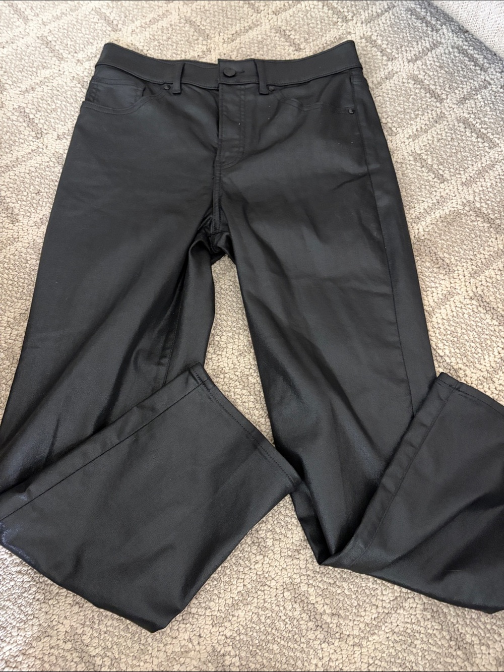 Express Black Women's leather coating Pants